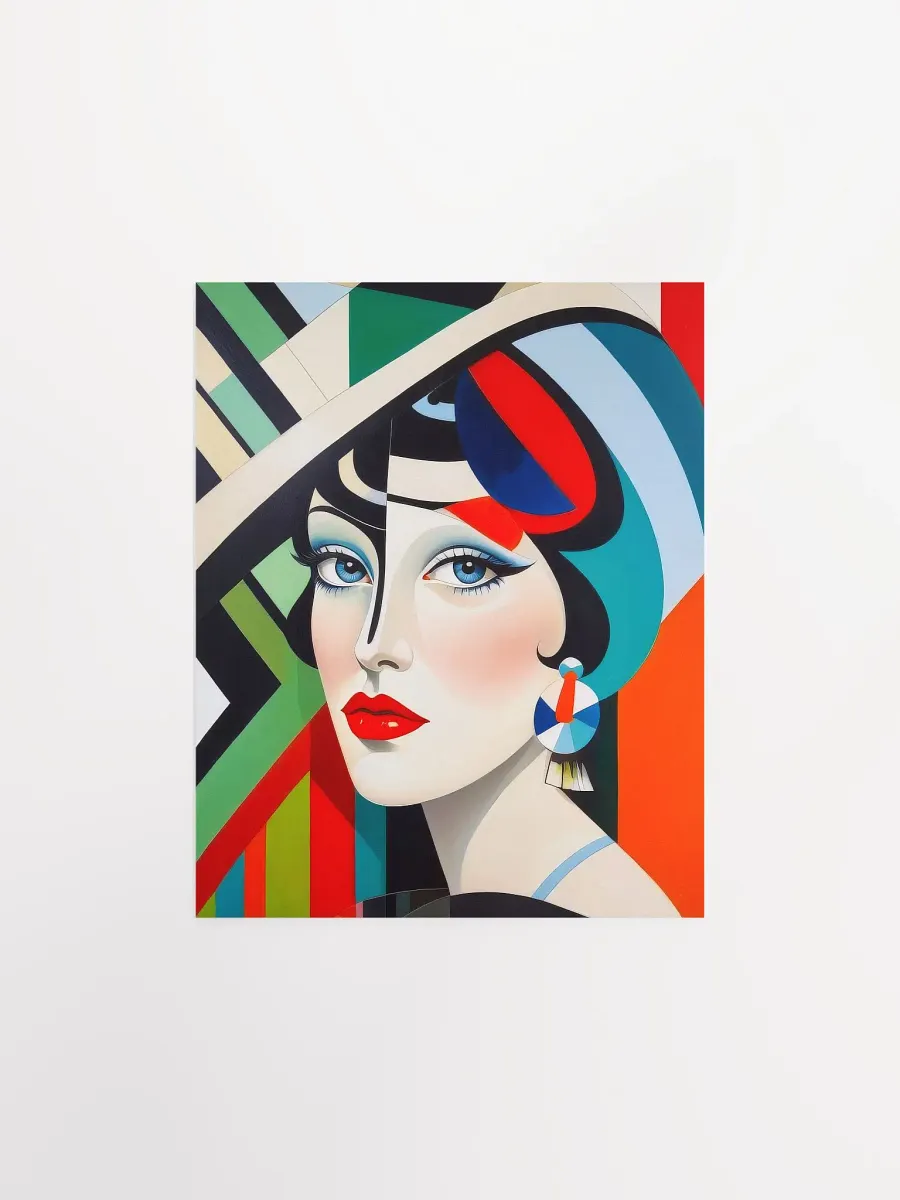 Vibrant Suzy - Flapper Girl - Poster - Small and Standard Sizes - 8x10-11x14-12x16-16x20 Inches product image (1)