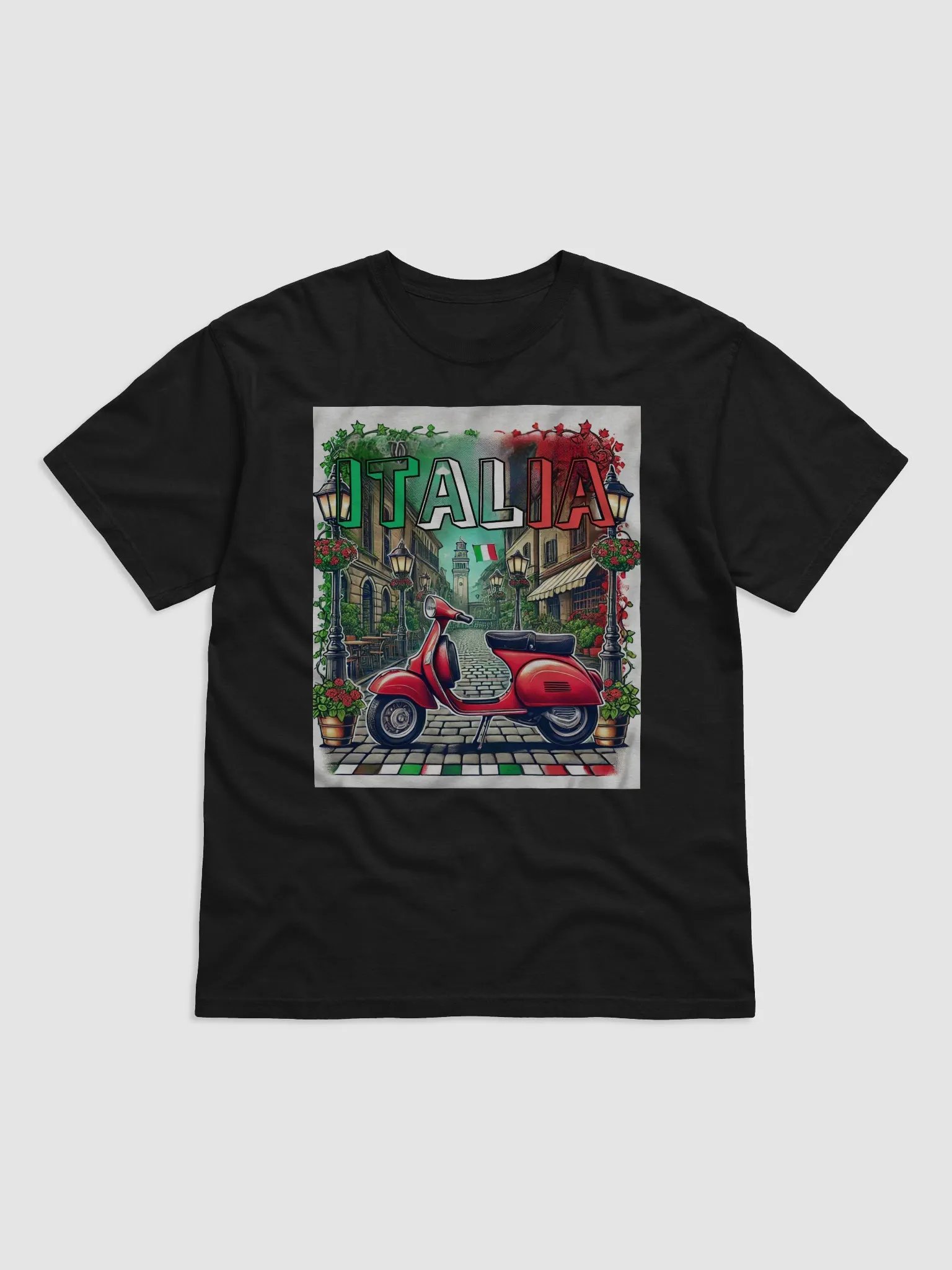Italia Scooter Tee - Italian Themed Merch product image (1)