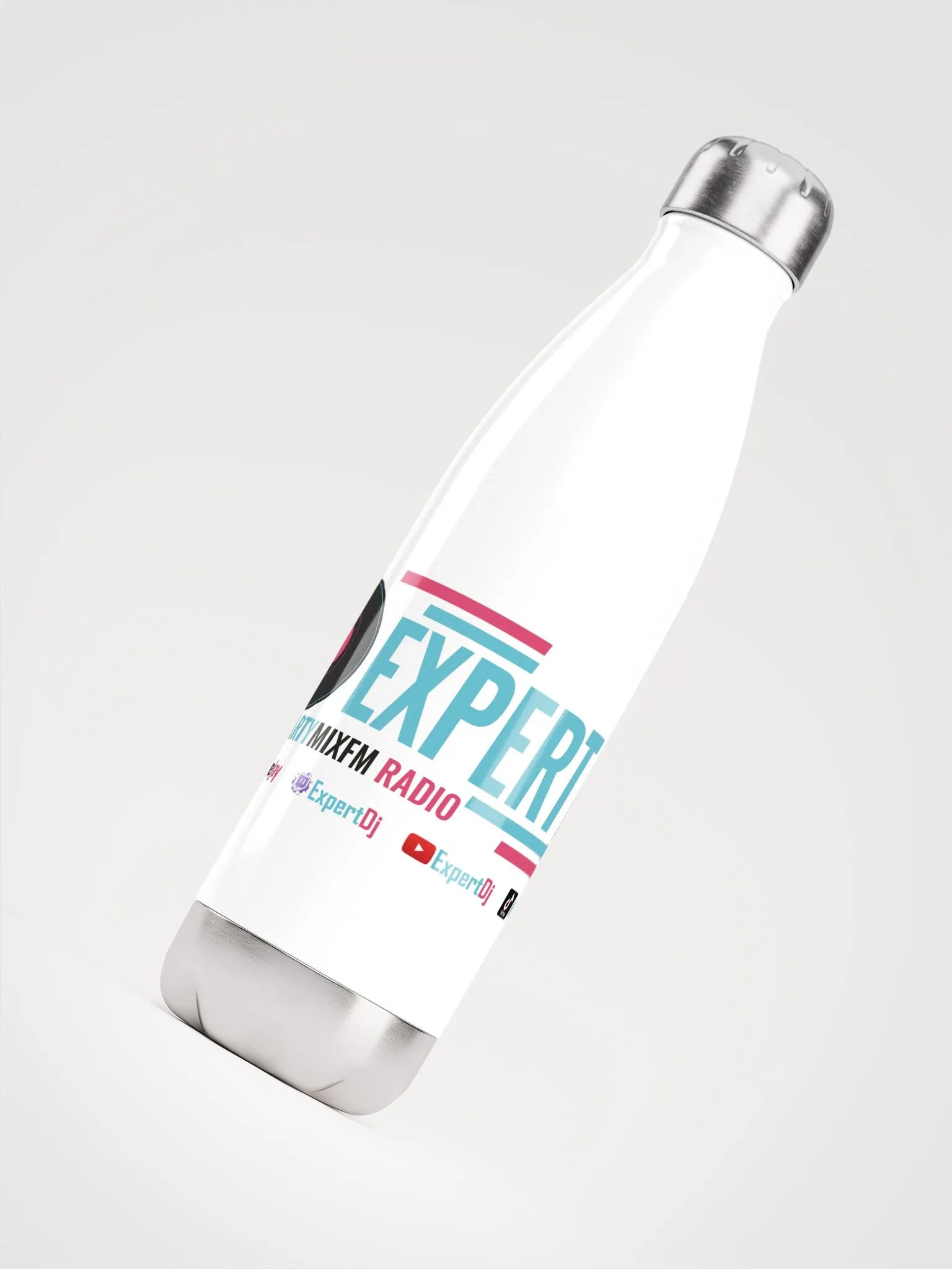 Stainless Steel Water Bottle EQ White product image (4)