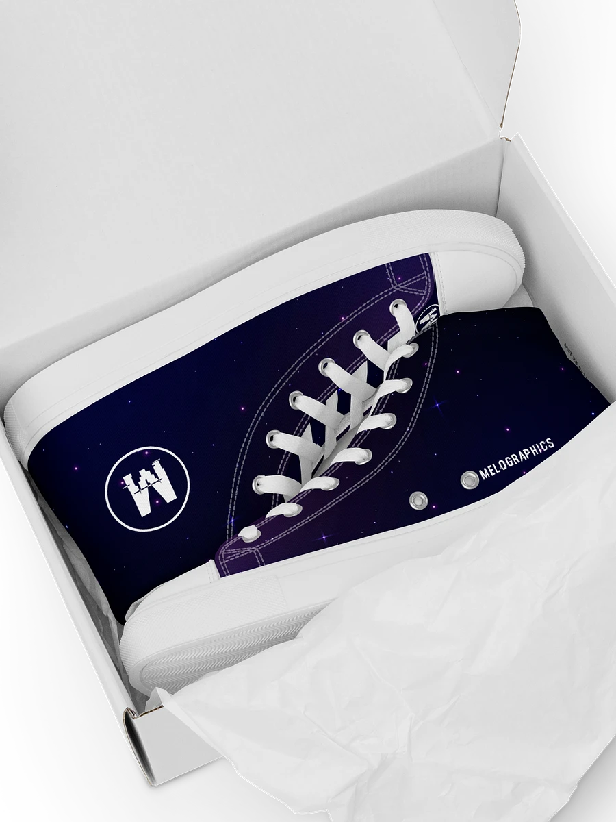 Grape Galaxy Quest - Women's High Tops | #MadeByMELO product image (5)