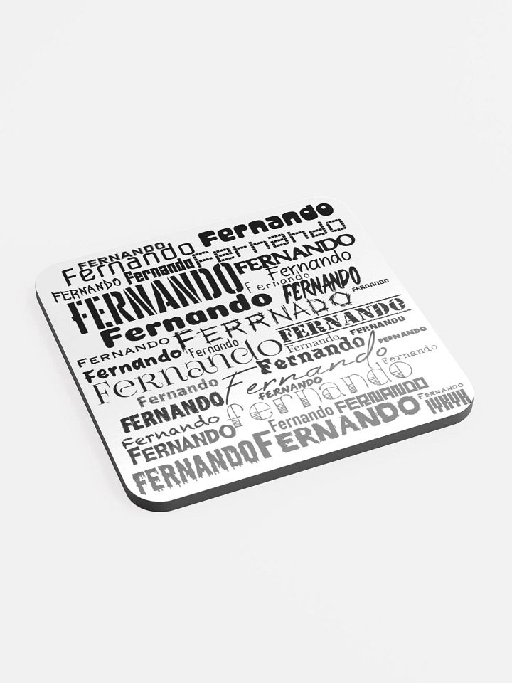 IYKYK Ferrnado (Black/ White) Coaster product image (2)