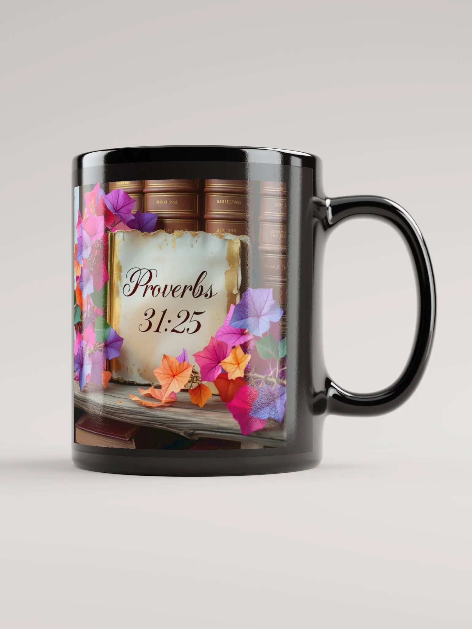 Proverbs 31:25 Floral Mug product image (11)
