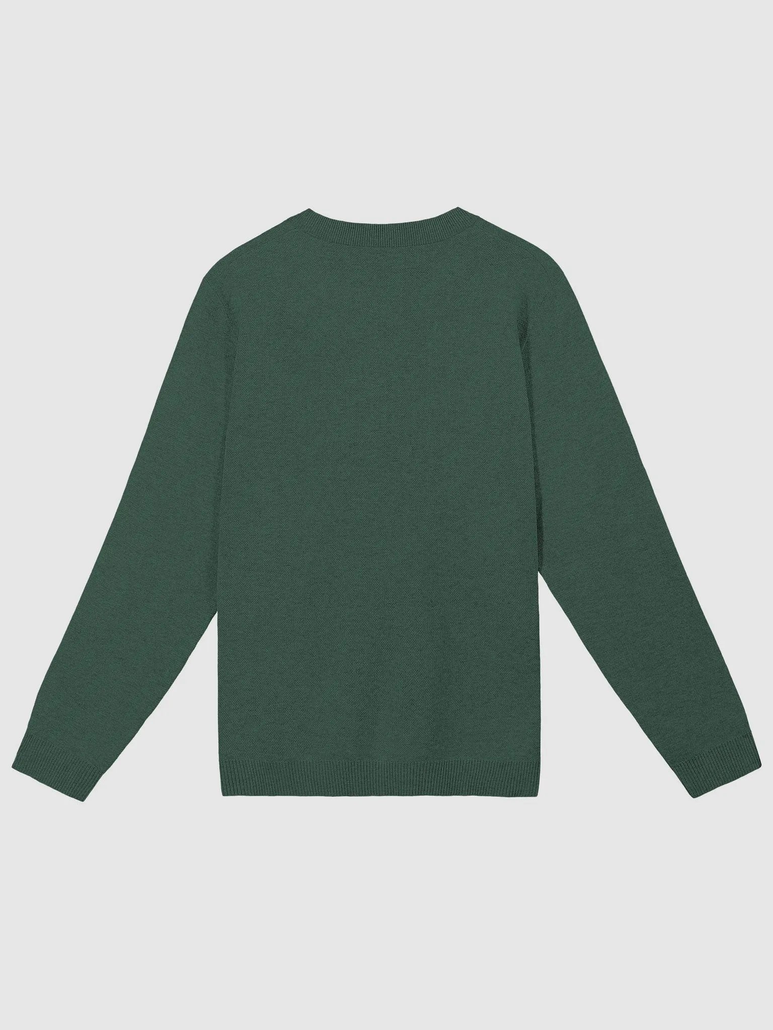 LEAVE ME ALONE (green ripple design) knitwear classic crewneck product image (2)