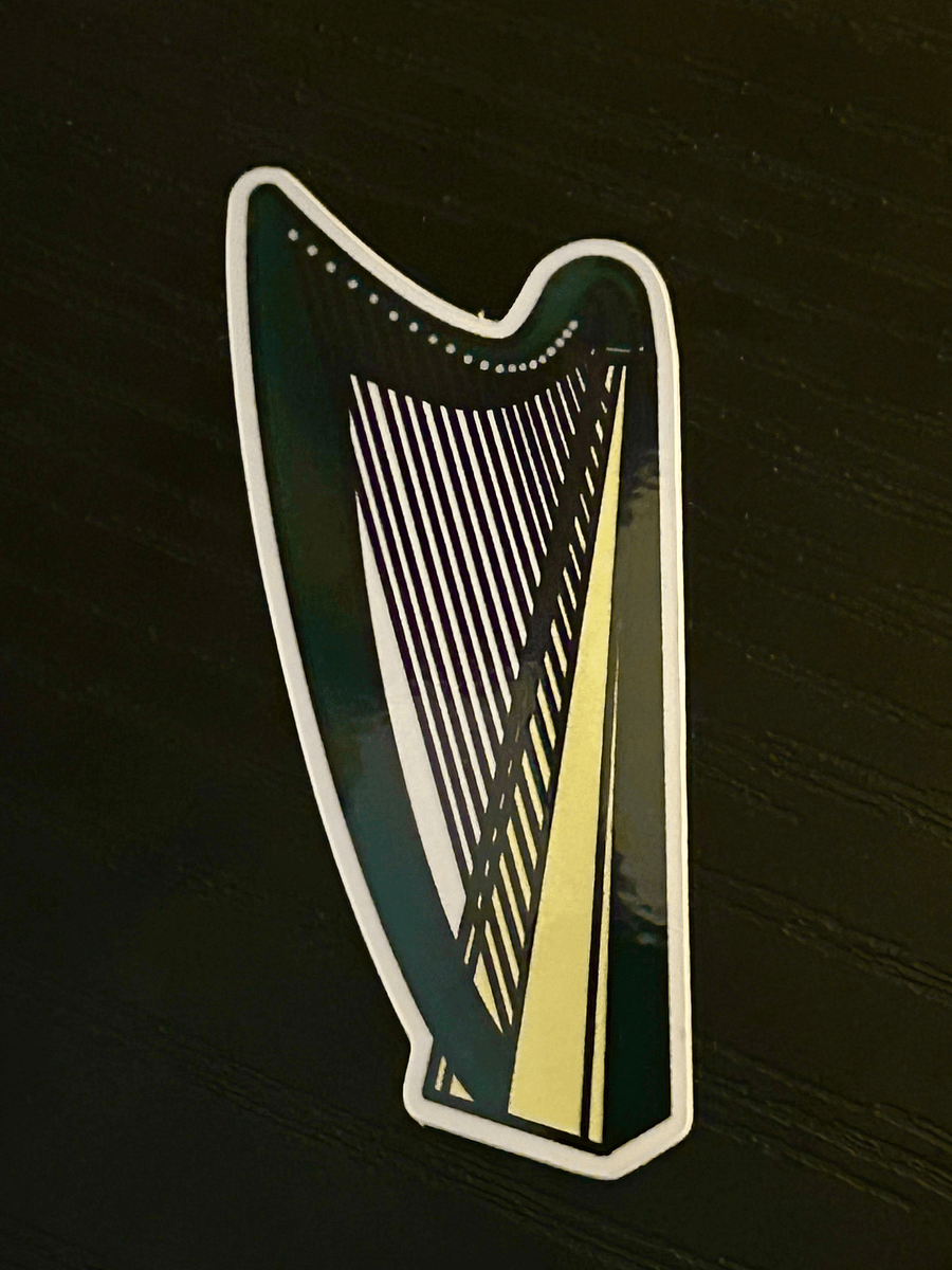 Lever Harp Vinyl Sticker product image (1)
