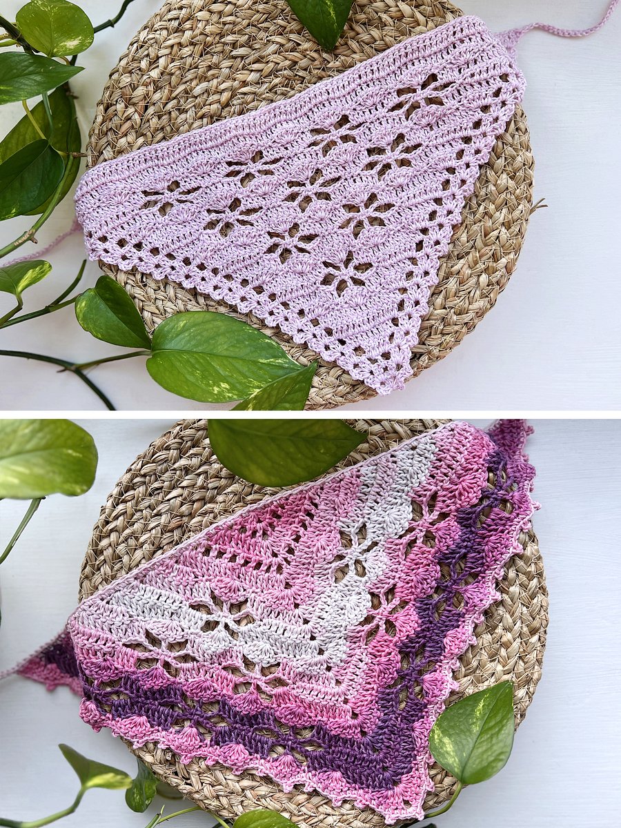 The Floral Bandana Crochet Pattern Collection, PDF eBook of 10 Bestselling Crochet Bandana Patterns product image (5)