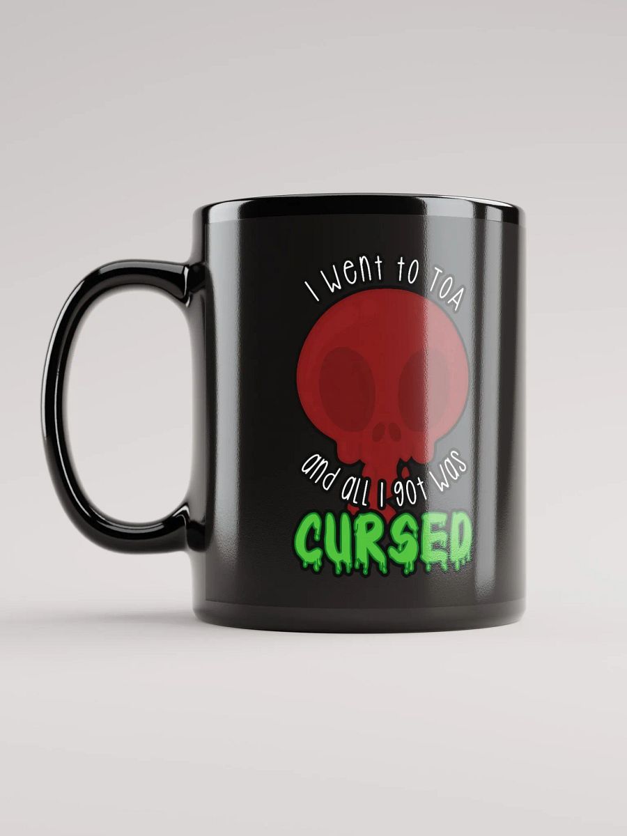 All I Got Was Cursed - Death Knight - Black Glossy Mug product image (6)