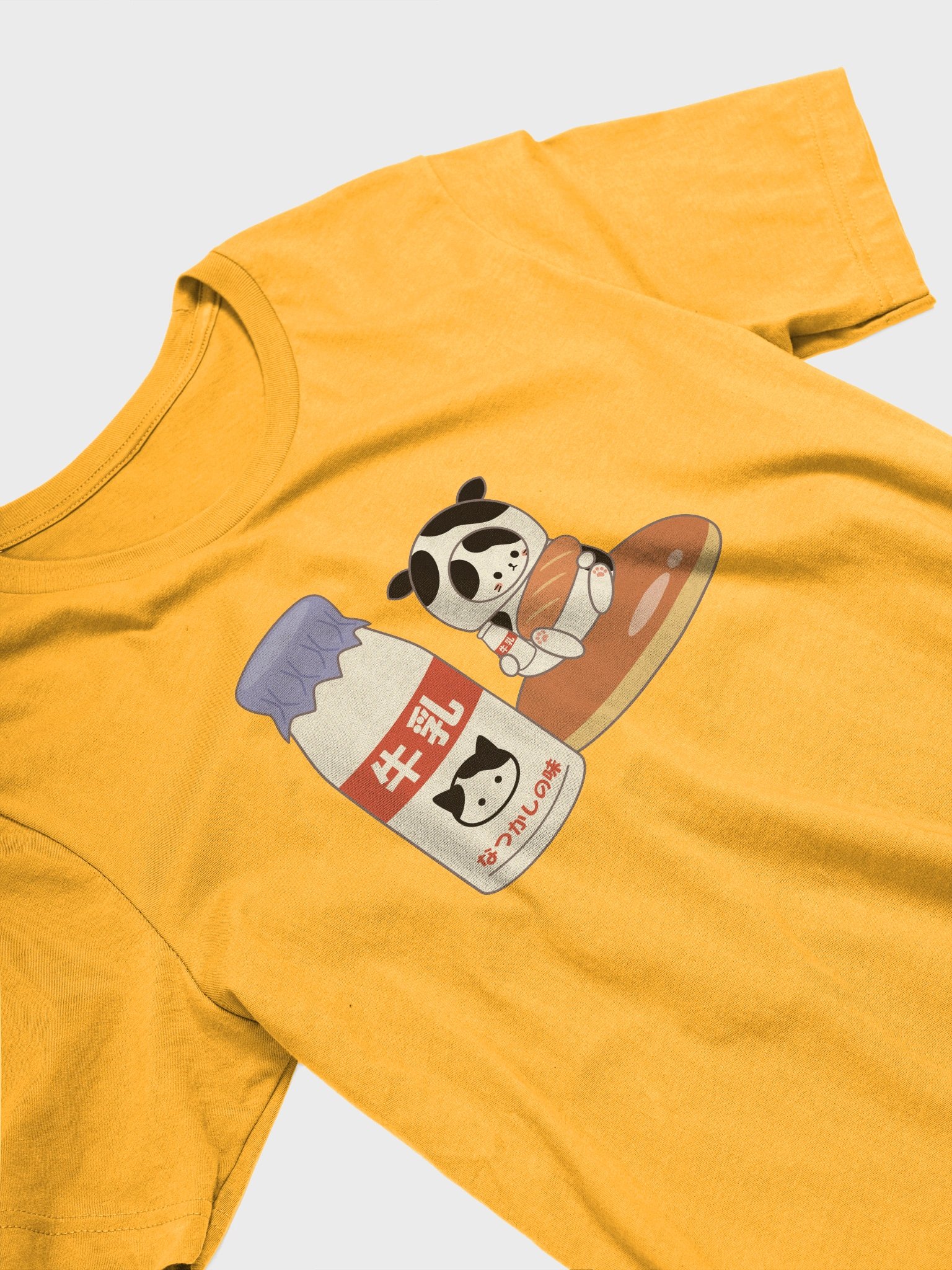 Milk Cat - Unisex Adult Super Soft Lightweight T-shirt product image (2)