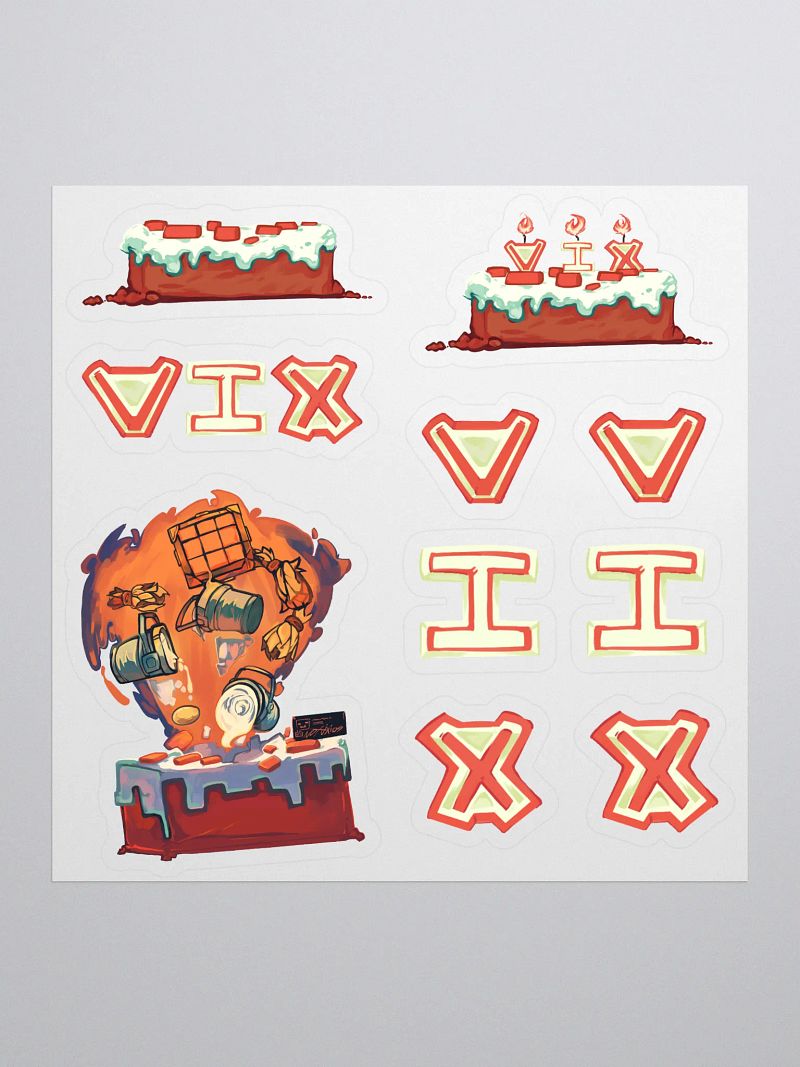 "I'll Make a Cake" Sticker Pack
