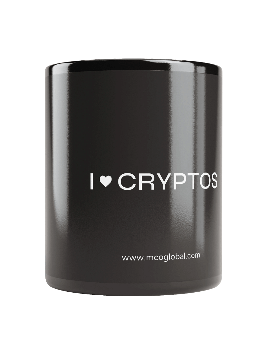 I Love Cryptos Black Mug product image (1)