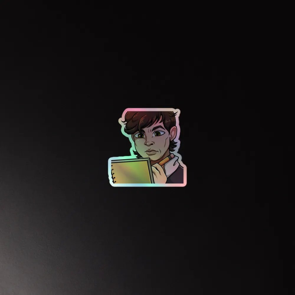 Notes Holographic Sticker product image (4)