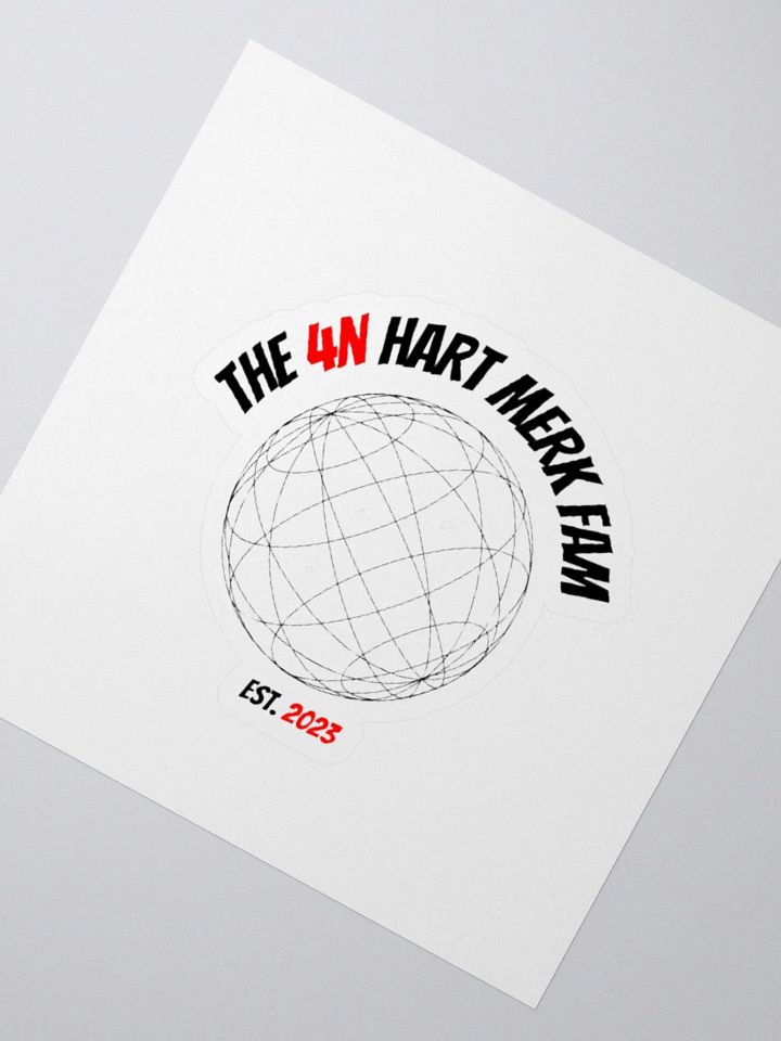 THE OFFICIAL 4N HART MERK FAMILY STICKER product image (2)