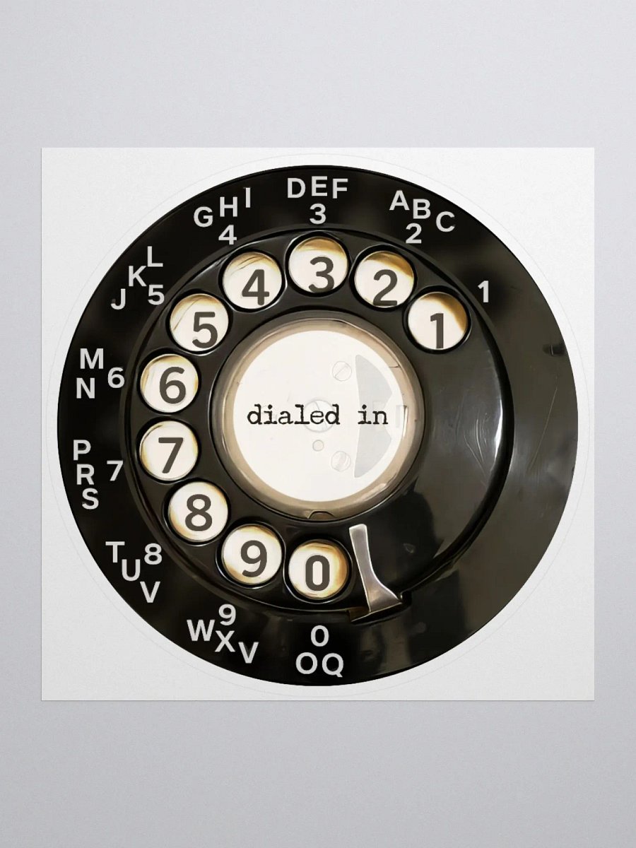 Dialed In Vintage Telephone Dial Stickers product image (3)