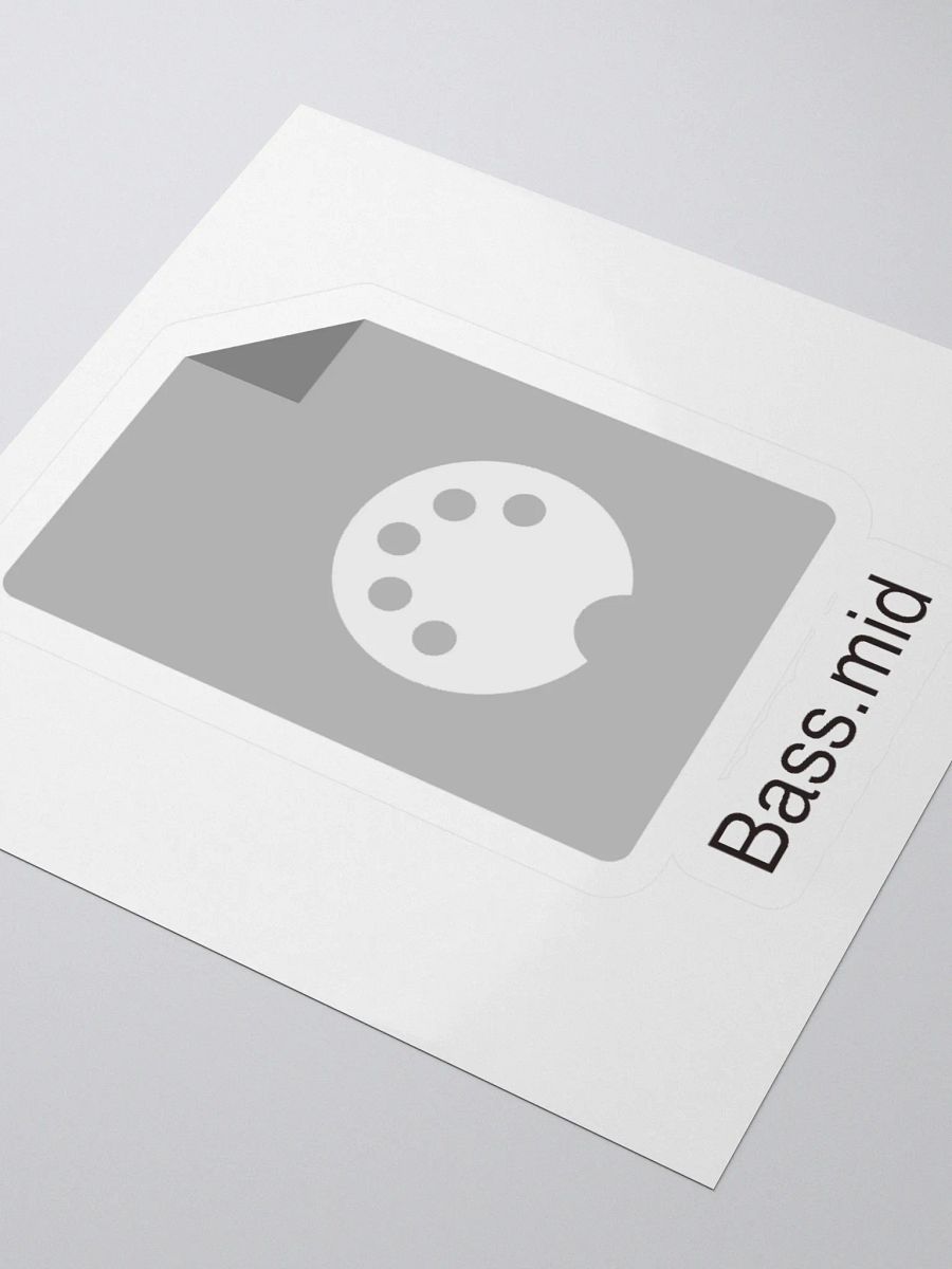 Bass.mid Sticker product image (8)