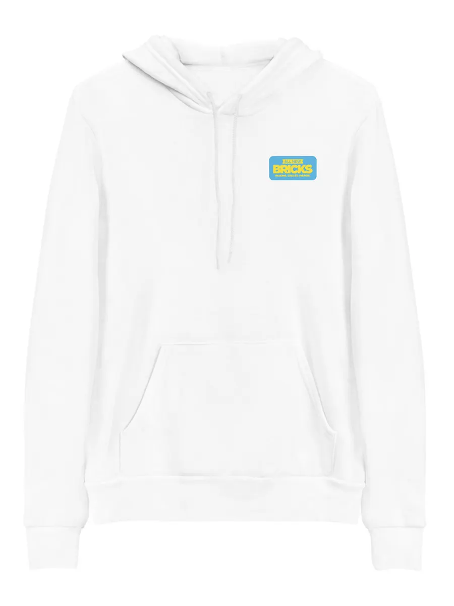 All New Bricks White Hoodie All New Bricks