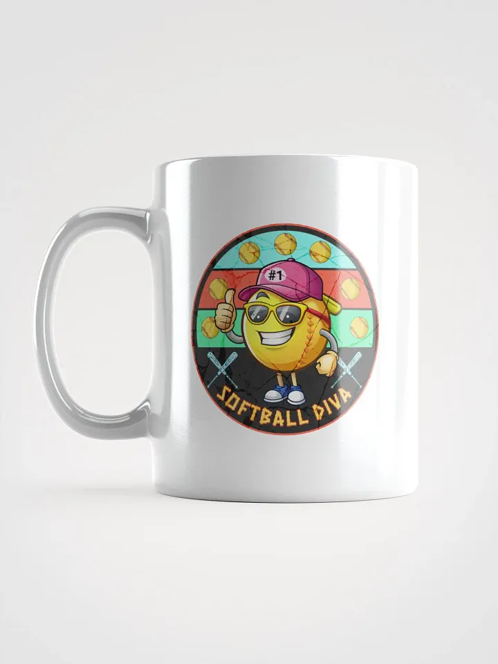 Softball Diva Thumbs-Up Mug product image (1)