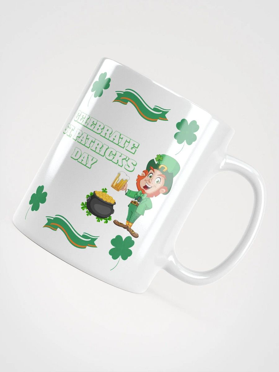 Celebrate St. Patrick's Day Holiday White Mug product image (11)