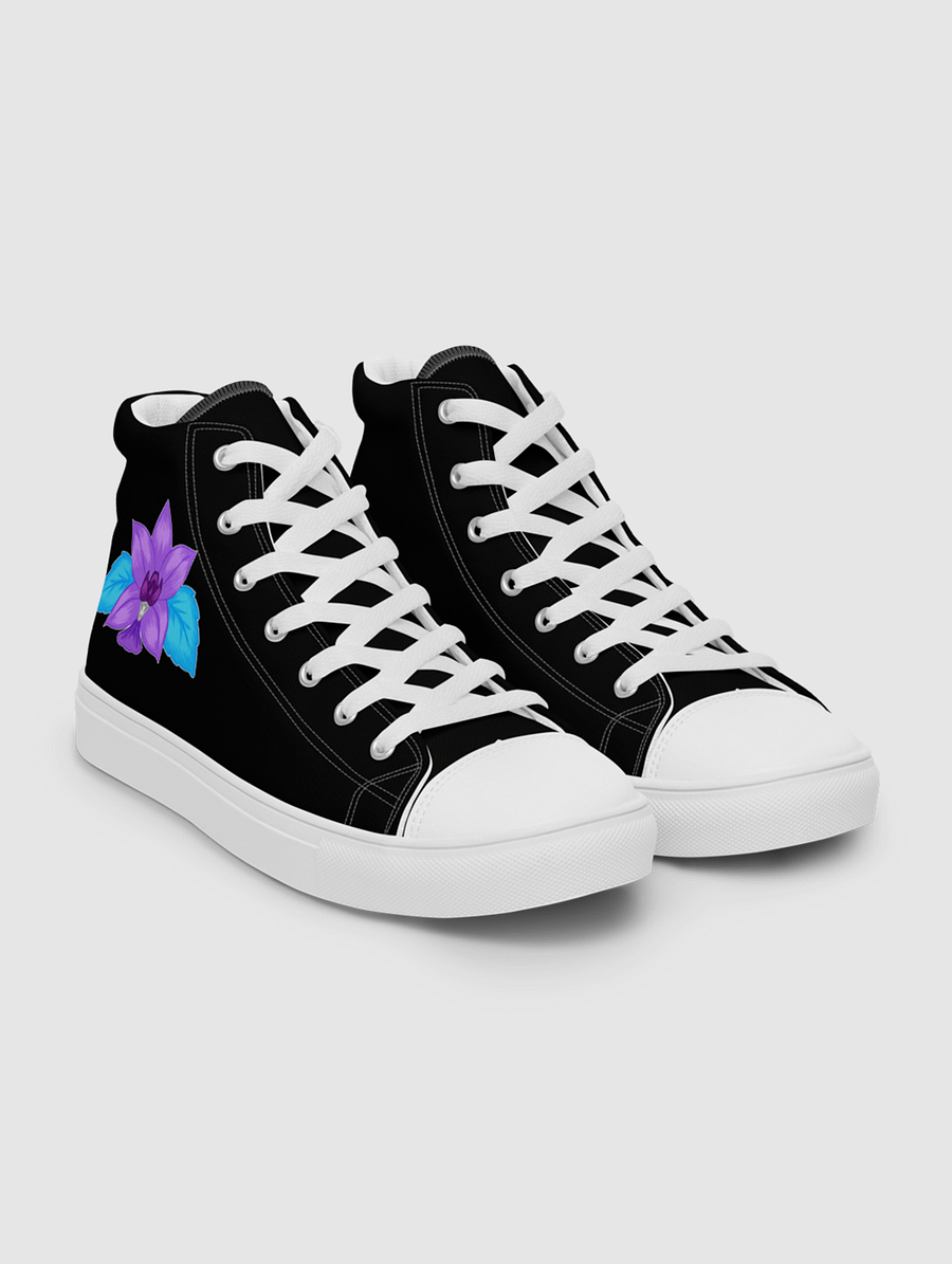 Women’s high top canvas flower shoes! product image (9)