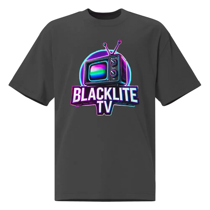 Neon Retro Television Oversized Tee product image (1)
