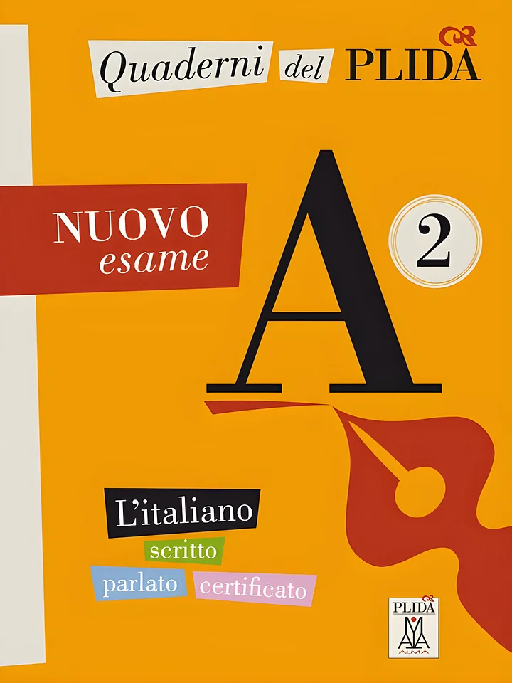 Quaderni del PLIDA A2 - Nuovo esame: L'italiano scritto parlato certificato product image (1)