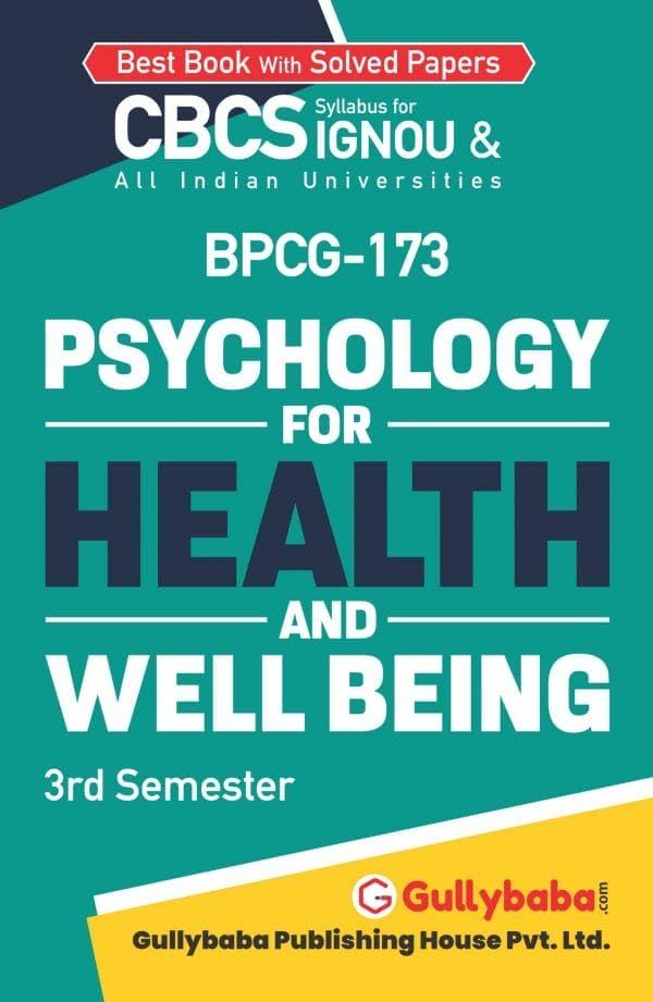 IGNOU BPCG-173 Psychology for Health and Well Being product image (1)