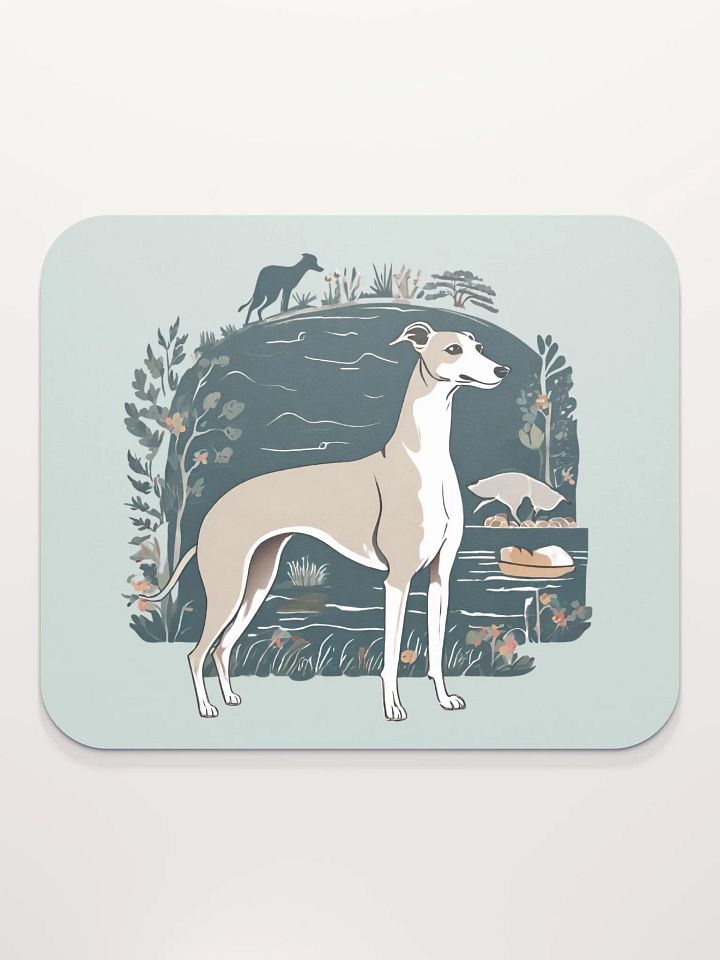 Botanical Greyhound Mouse Pad product image (1)