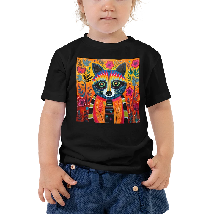 Square Raccoon Toddler T-shirt product image (1)