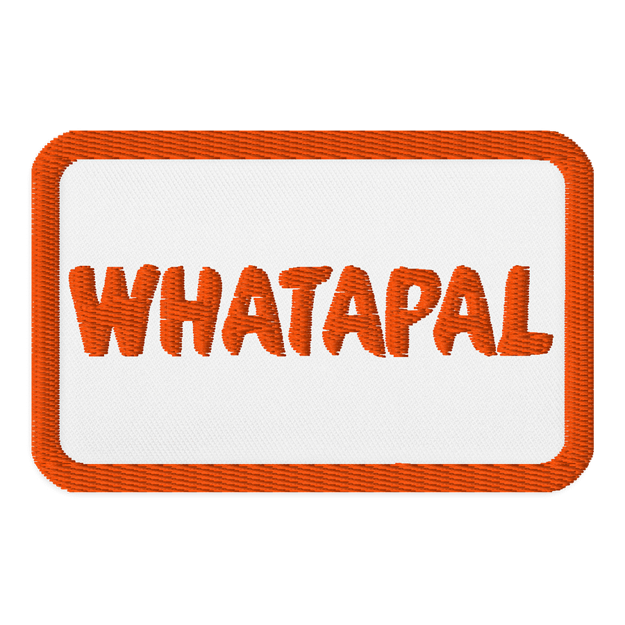 WHATAPAL Embroidered Patch product image (1)