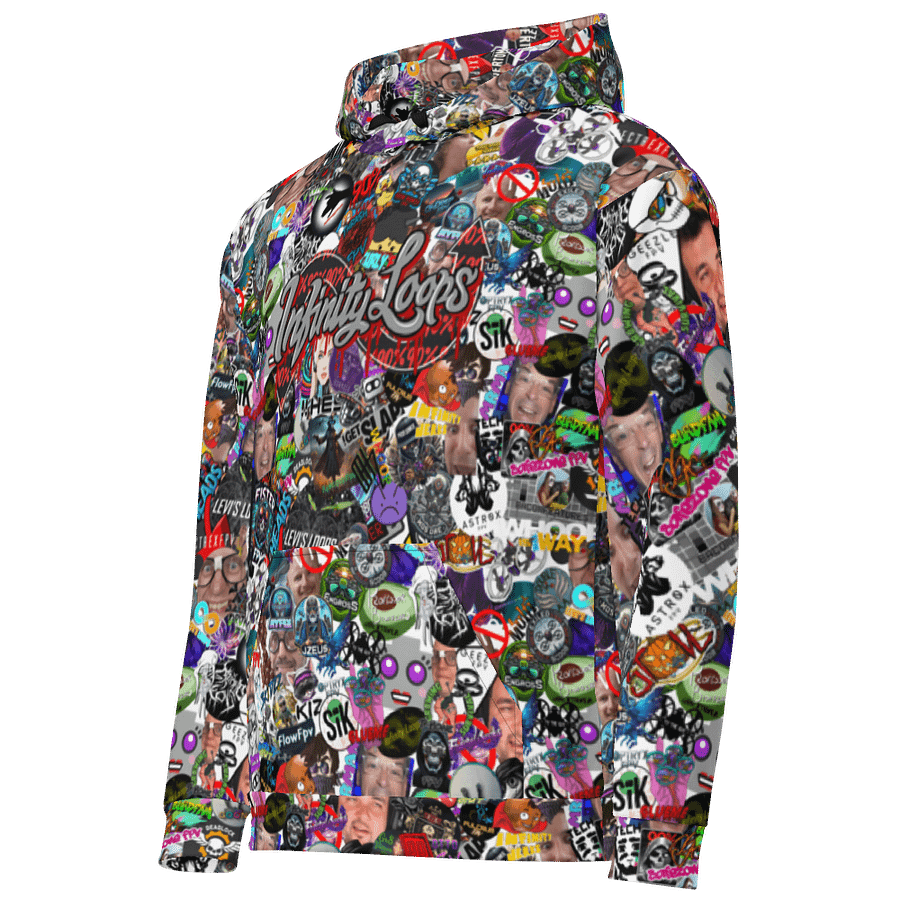 90%er Sticker Bomb Hoodie product image (2)