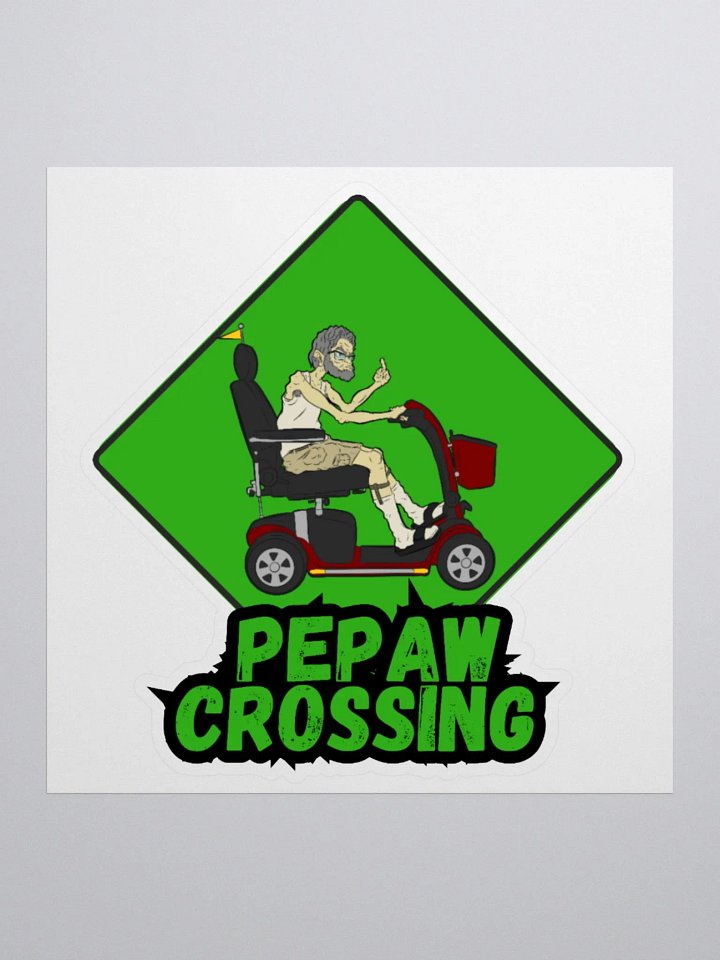 PePaw Crossing sticker product image (1)