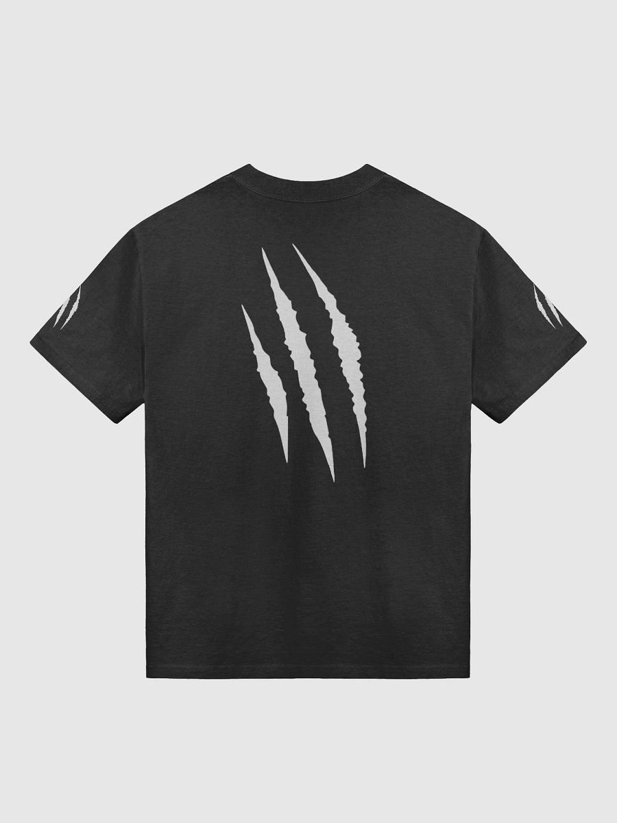 "Scratch Claws" (White) AS Colour Premium Oversized Faded T-Shirt product image (3)
