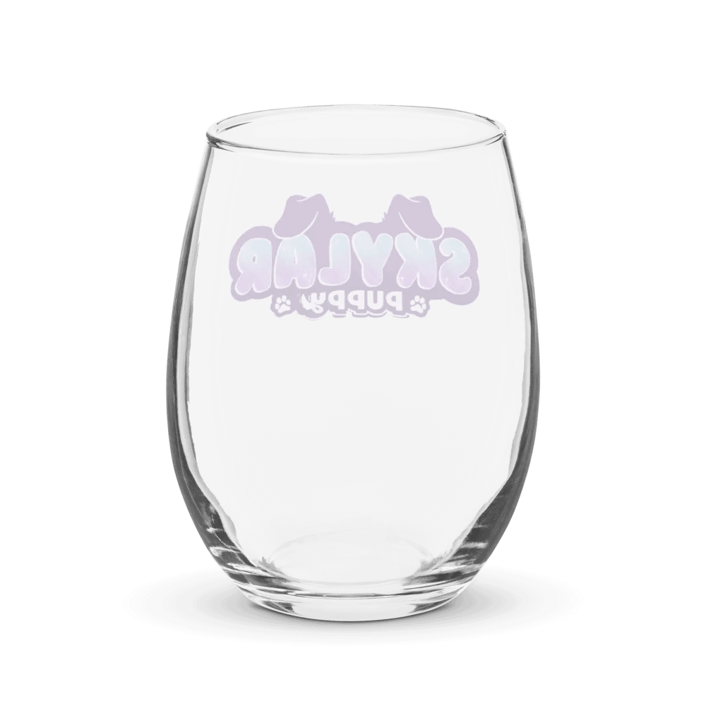 SkylarPuppy Wine Glass product image (2)