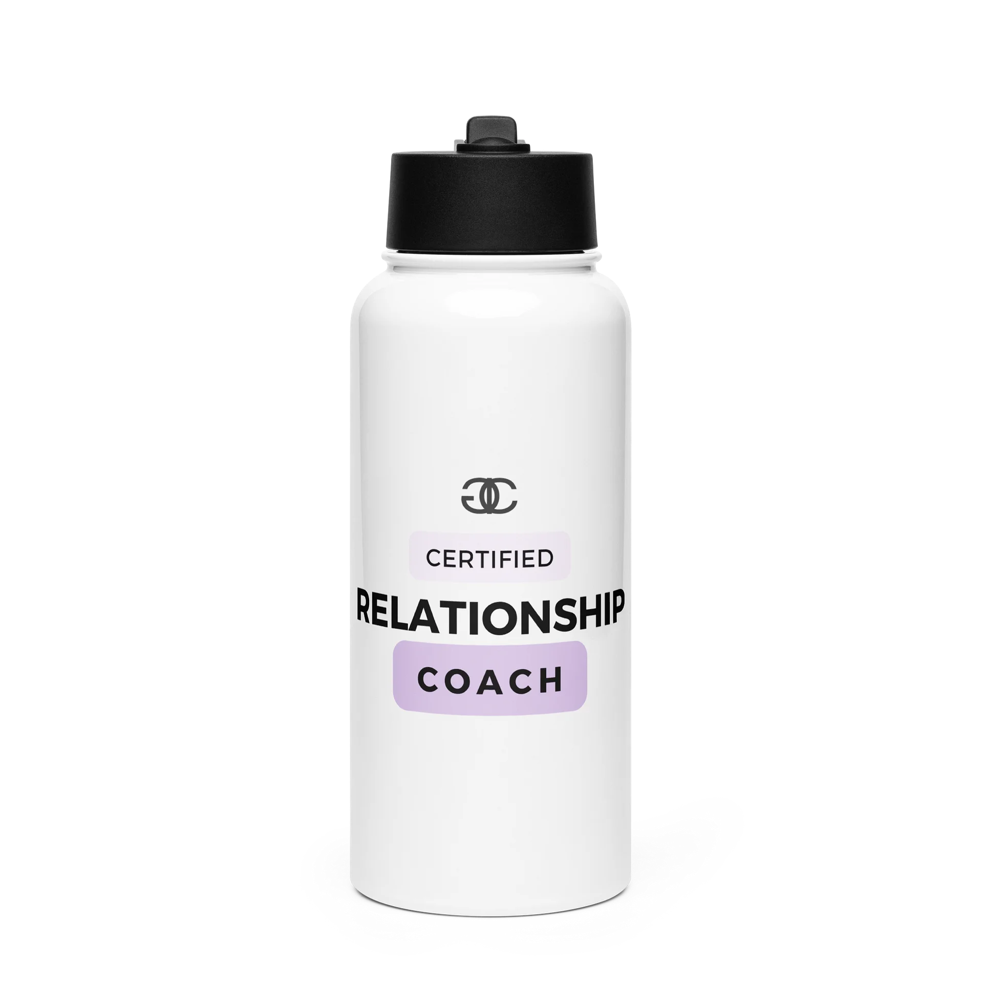 Certified RELATIONSHIP Coach Water Bottle product image (1)