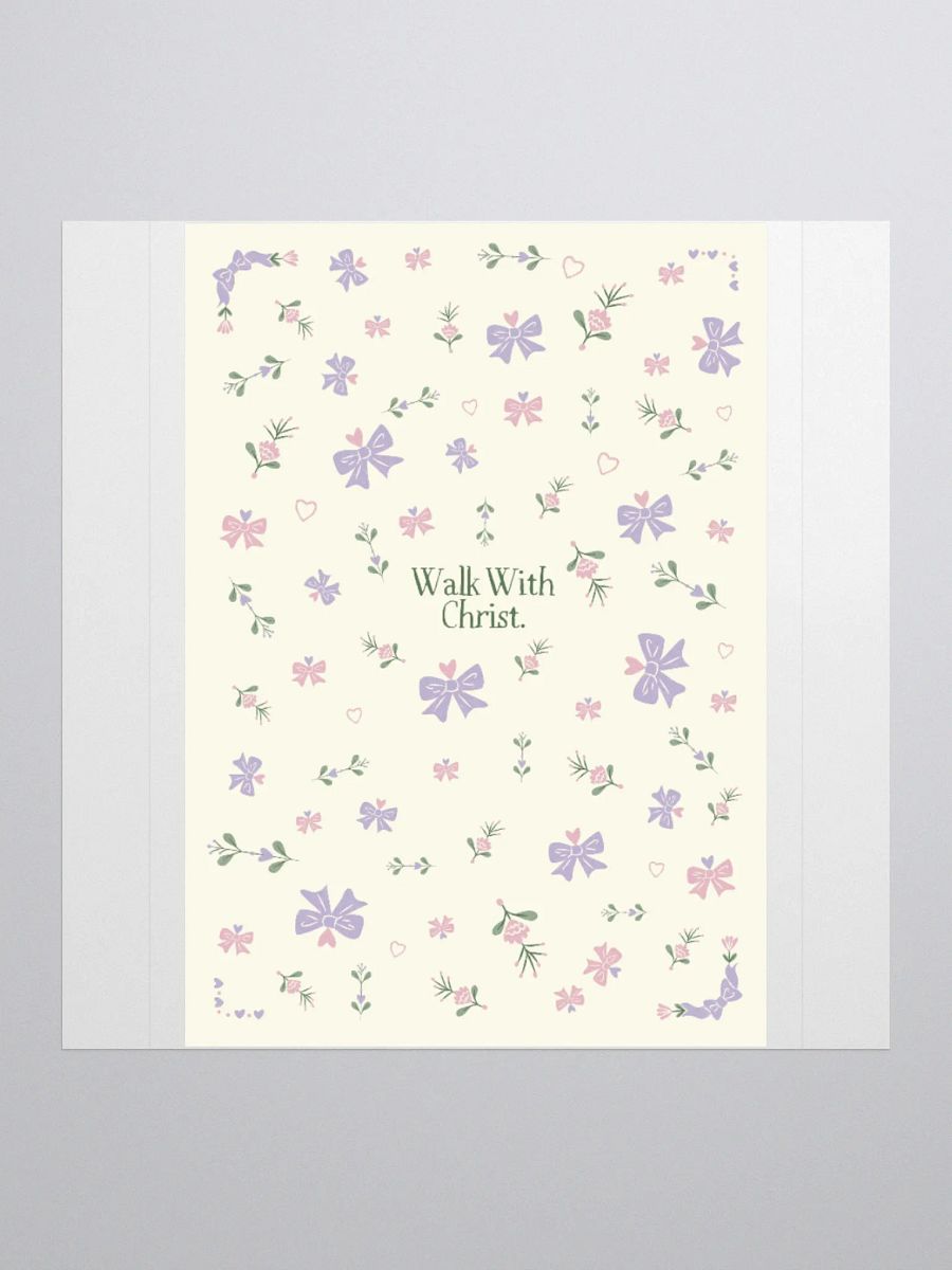 Walk With Christ Floral Kiss Cut Sticker Set product image (2)