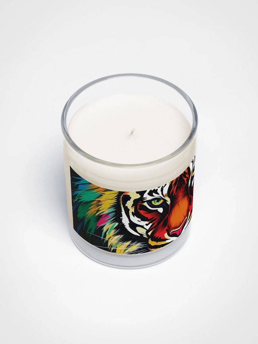 Vibrant Tiger's Gaze Soy Wax Candle product image (3)