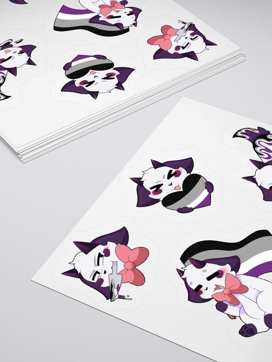 PRIDE/ASexual Sticker sheet product image (4)