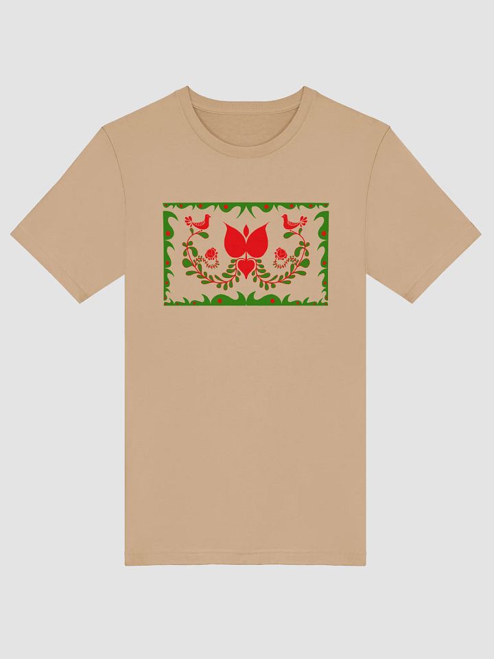 Ornate Hungarian Floral and Bird Design T-Shirt product image (1)