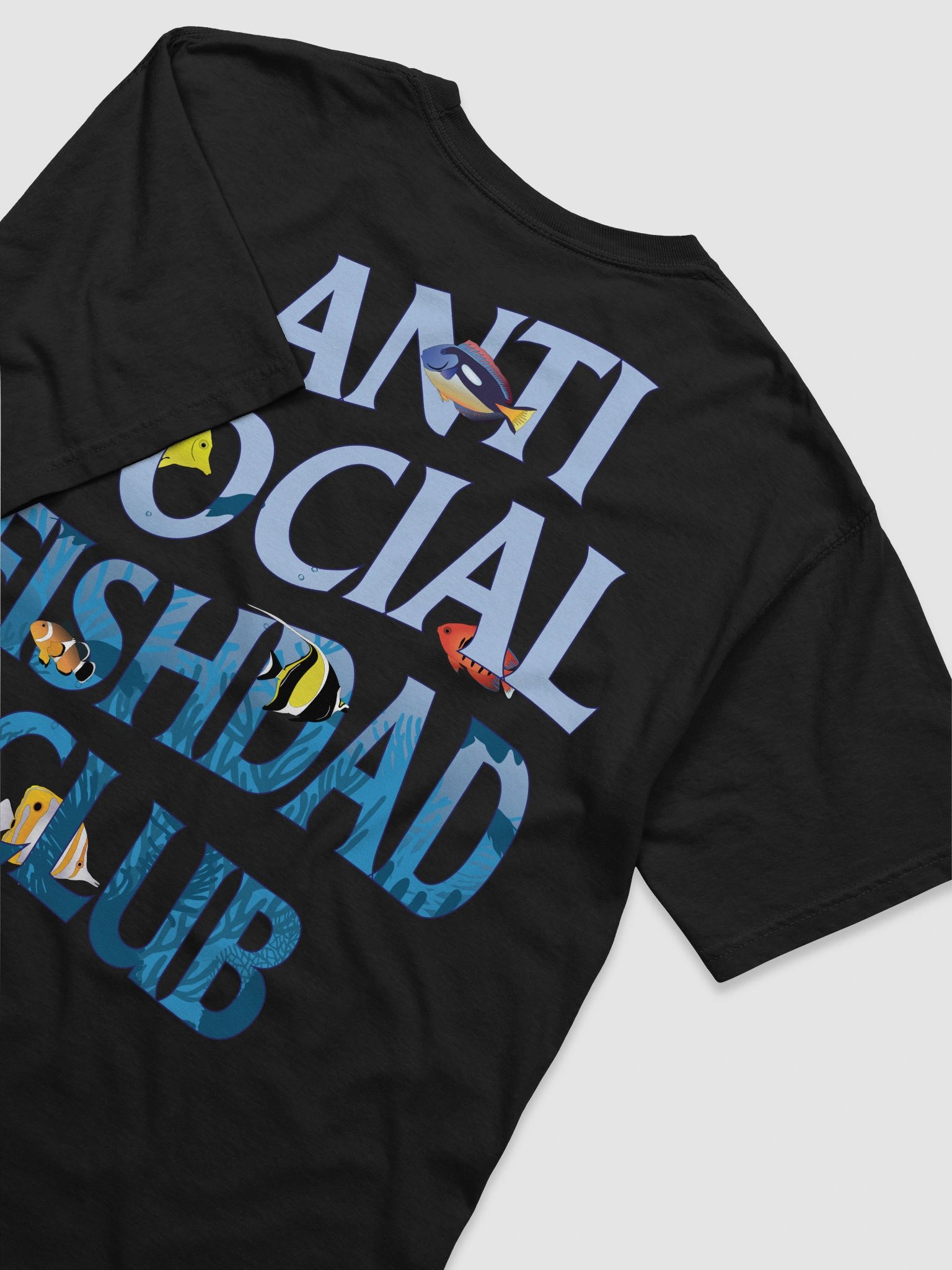 Anti Social Fishdad Club | T-Shirt for Introverted Saltwater and Coral Reef Aquarium Hobbyists product image (9)