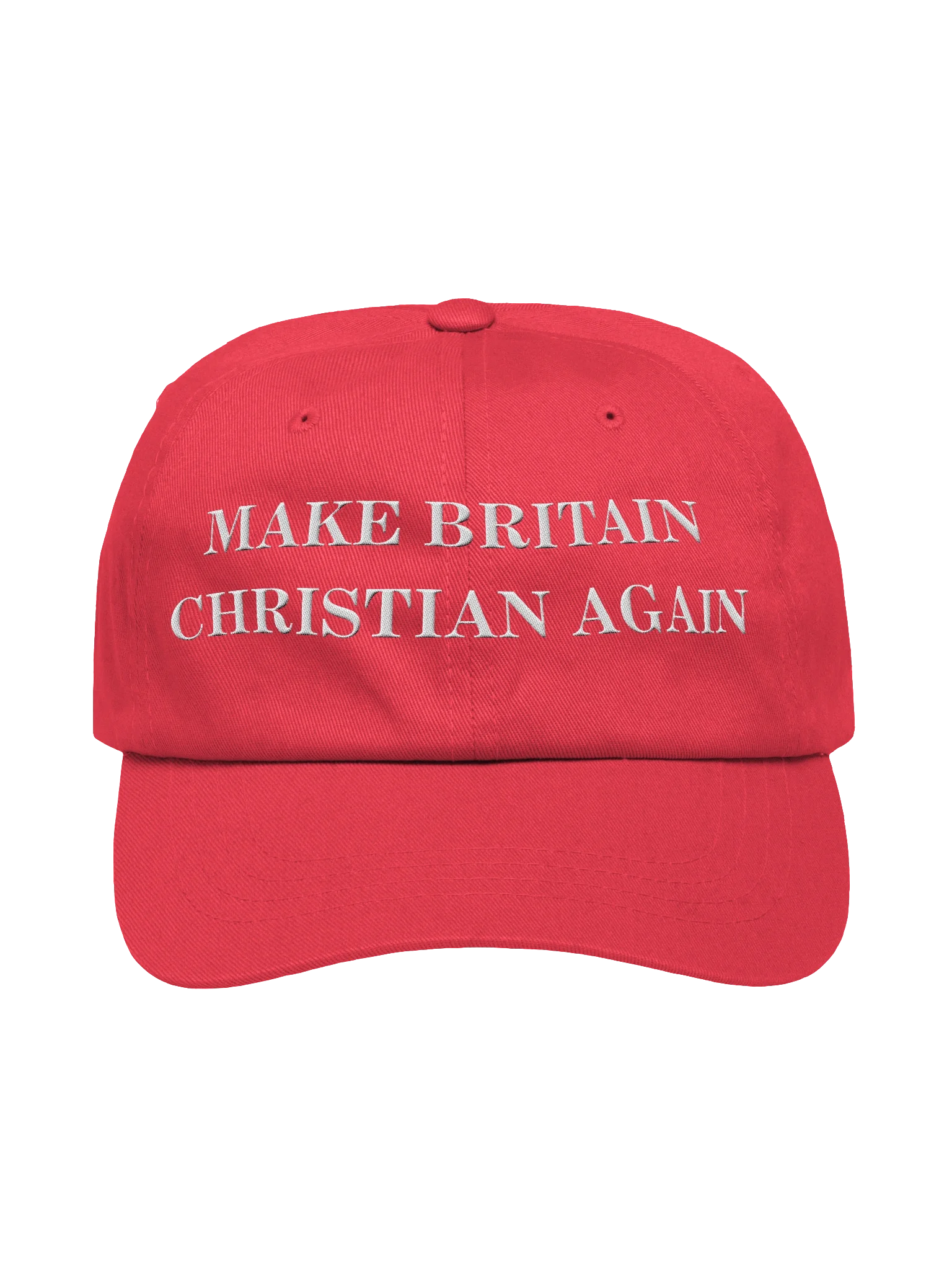“Make Britain Christian Again” Red Patriot Cap product image (1)
