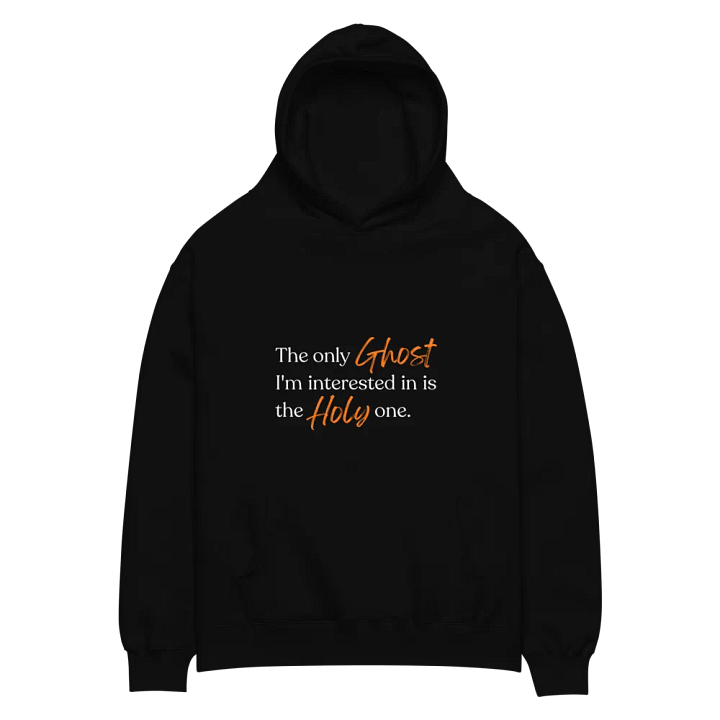 The Only Holy Ghost Oversized Hoodie | Soft and Warm Hoodies for Fall + Winter | Not Halloween Collection product image (4)