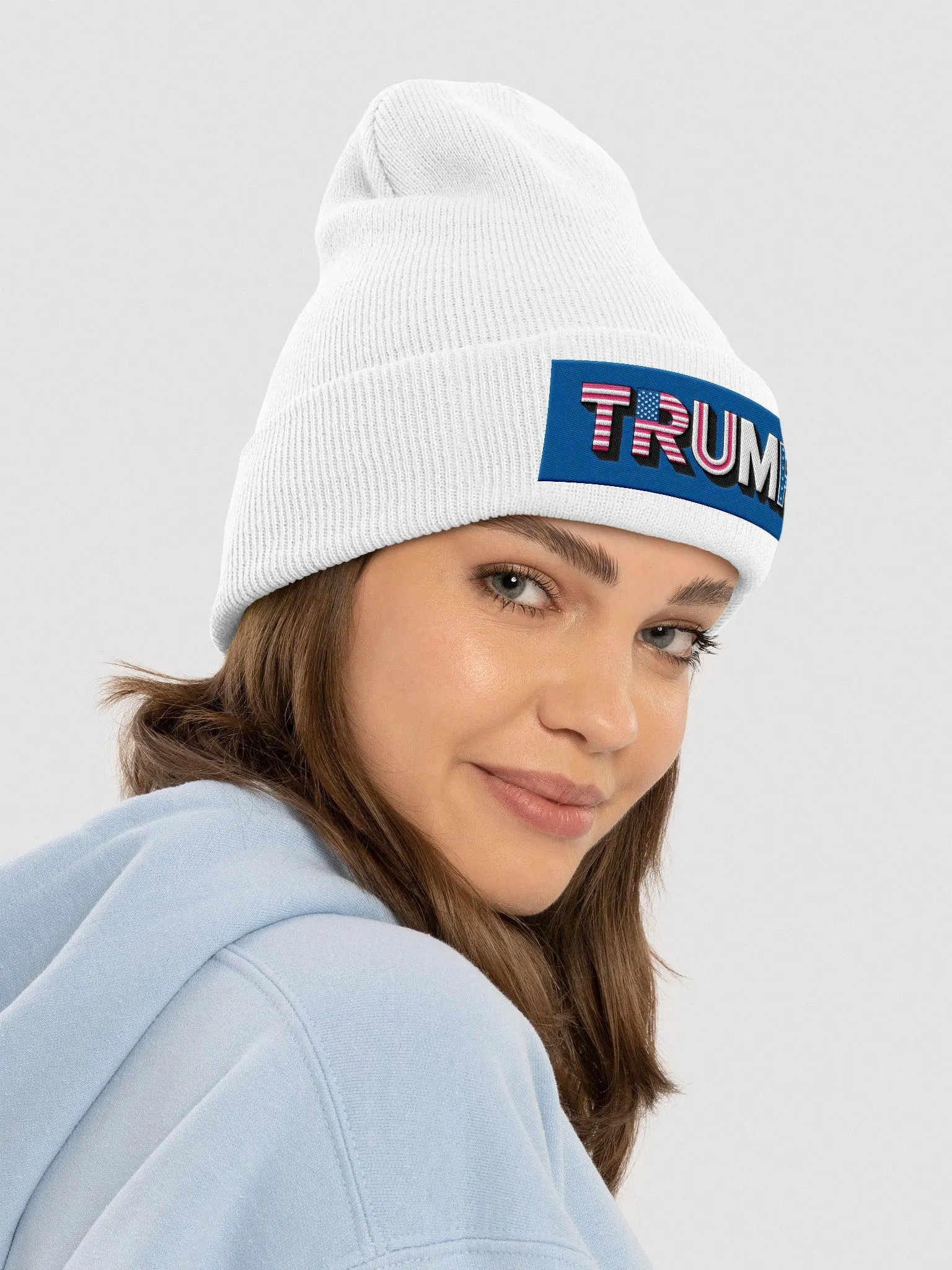 🧢 Patriotic Trump Beanie - Show Your Support in Style! 🇺🇸 product image (4)