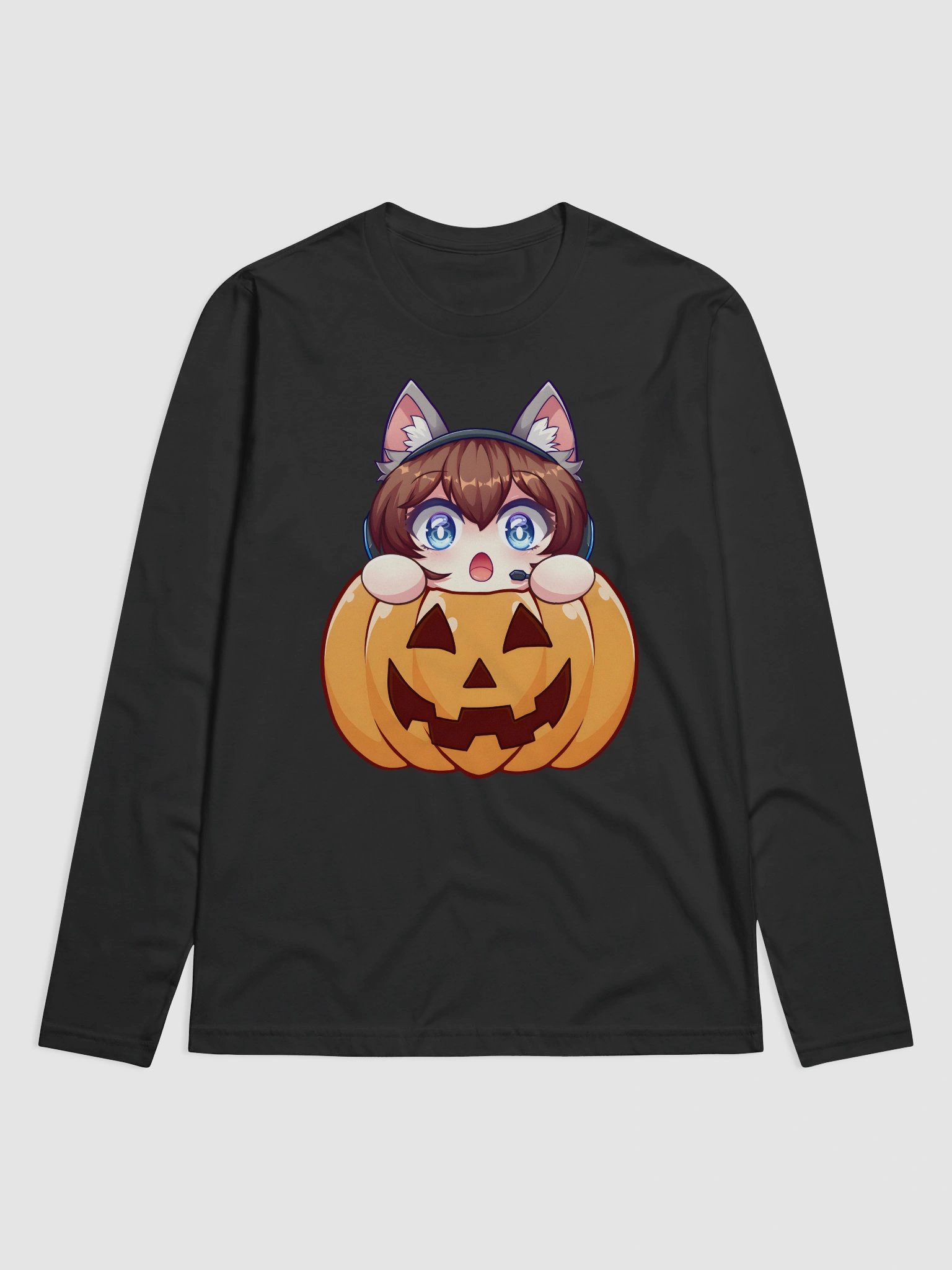 Jack-o-Cat Long Sleeve T-Shirt product image (1)