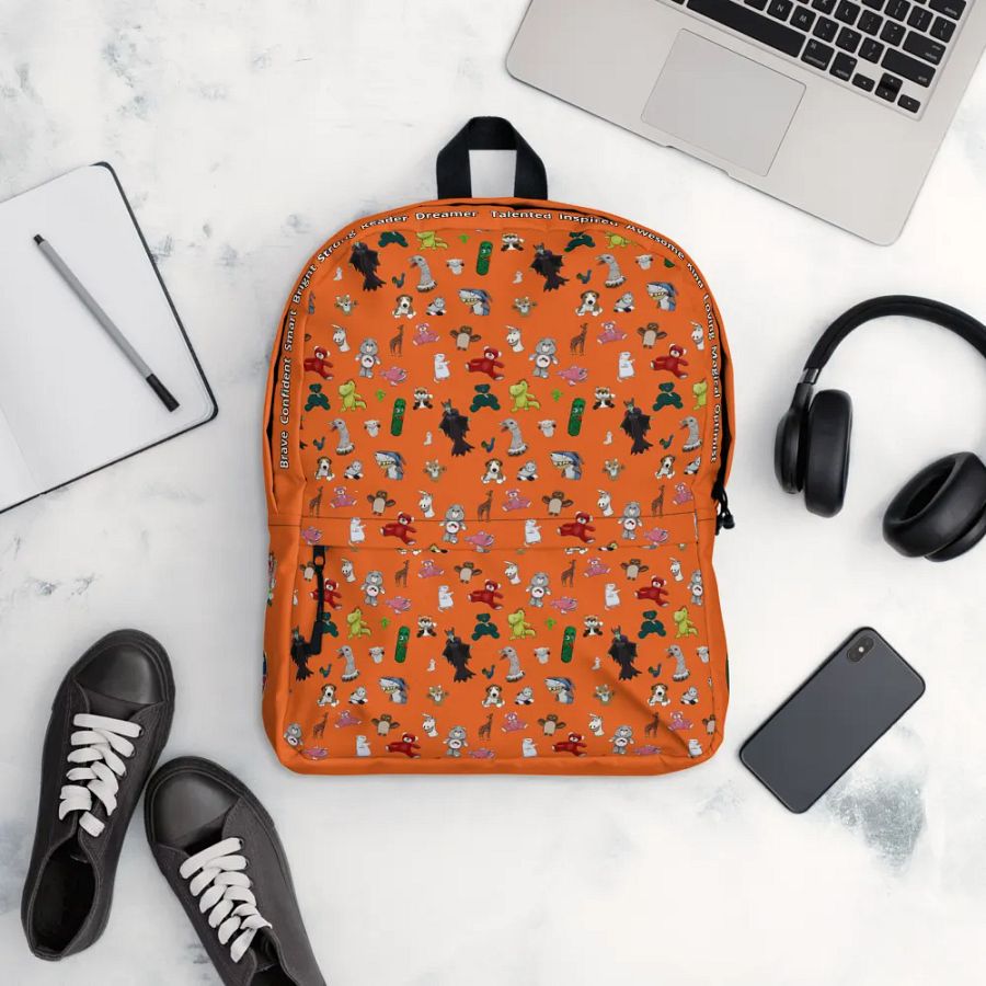 The KidTime StoryTime Character Backpack (Orange) product image (10)