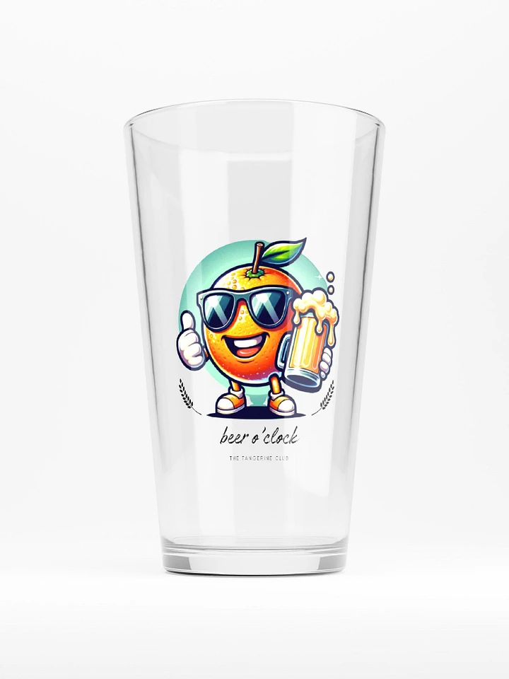 Tangerine Beer Pint Glass product image (1)
