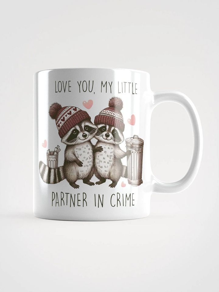 Raccoon Valentine Find The Differences Mug product image (1)