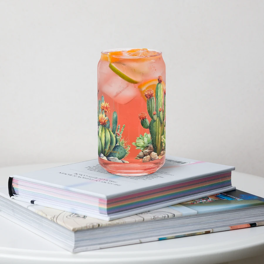 Desert Bloom: A Tale of Resilience Glass Can (16 oz) product image (23)