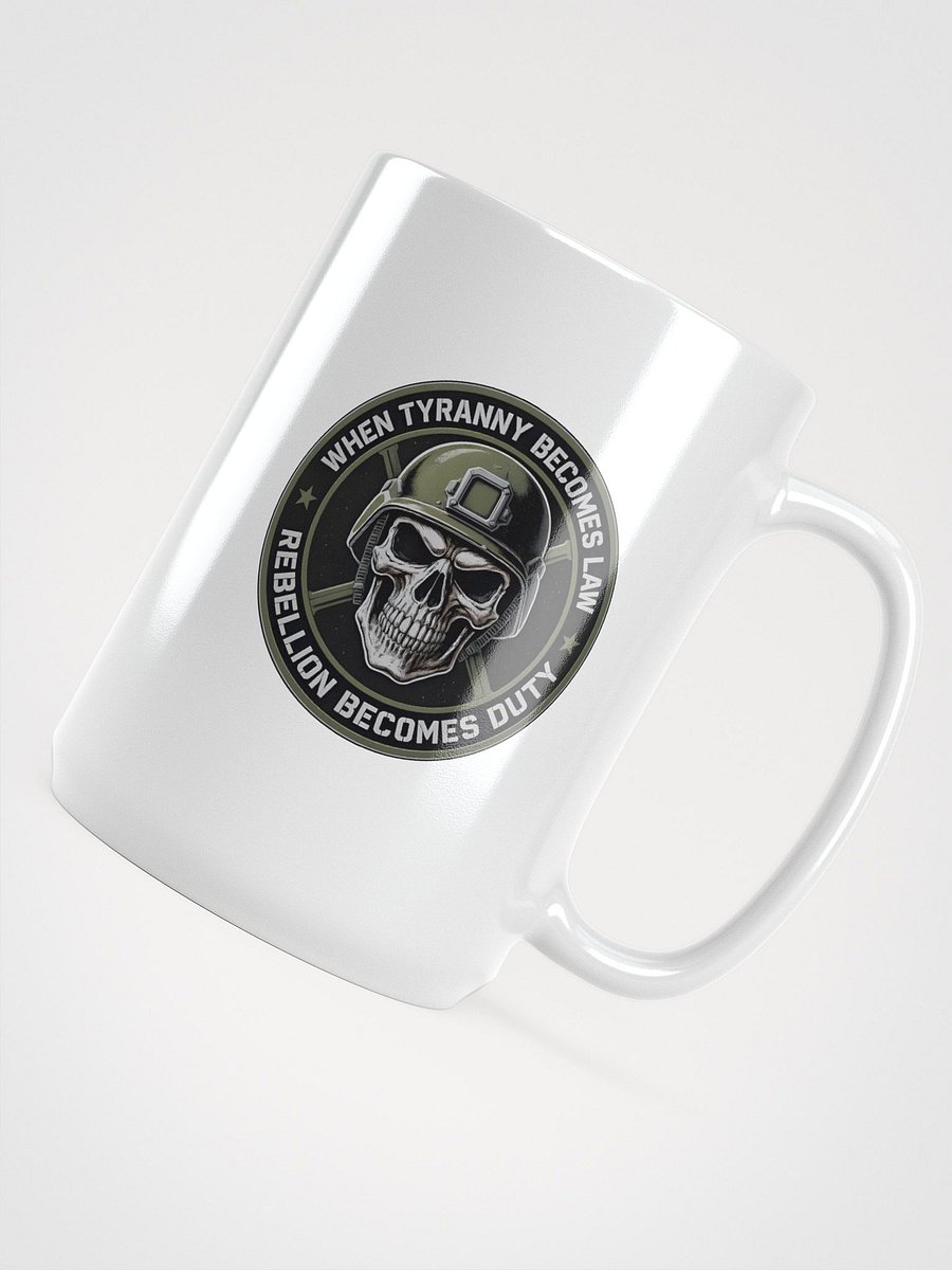 Rebellion Emblem White Glossy Mug product image (5)
