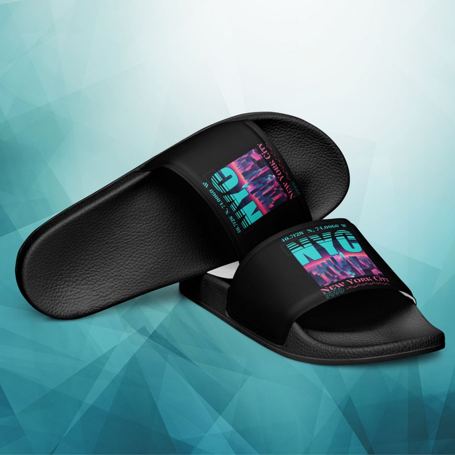 NYC New York City Graphic Women's Slides product image (5)
