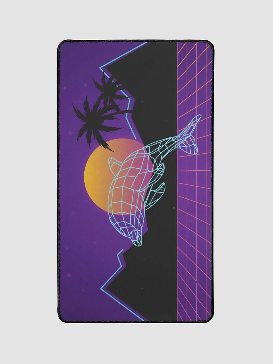Vaporwave Dolphin Mousepad 12