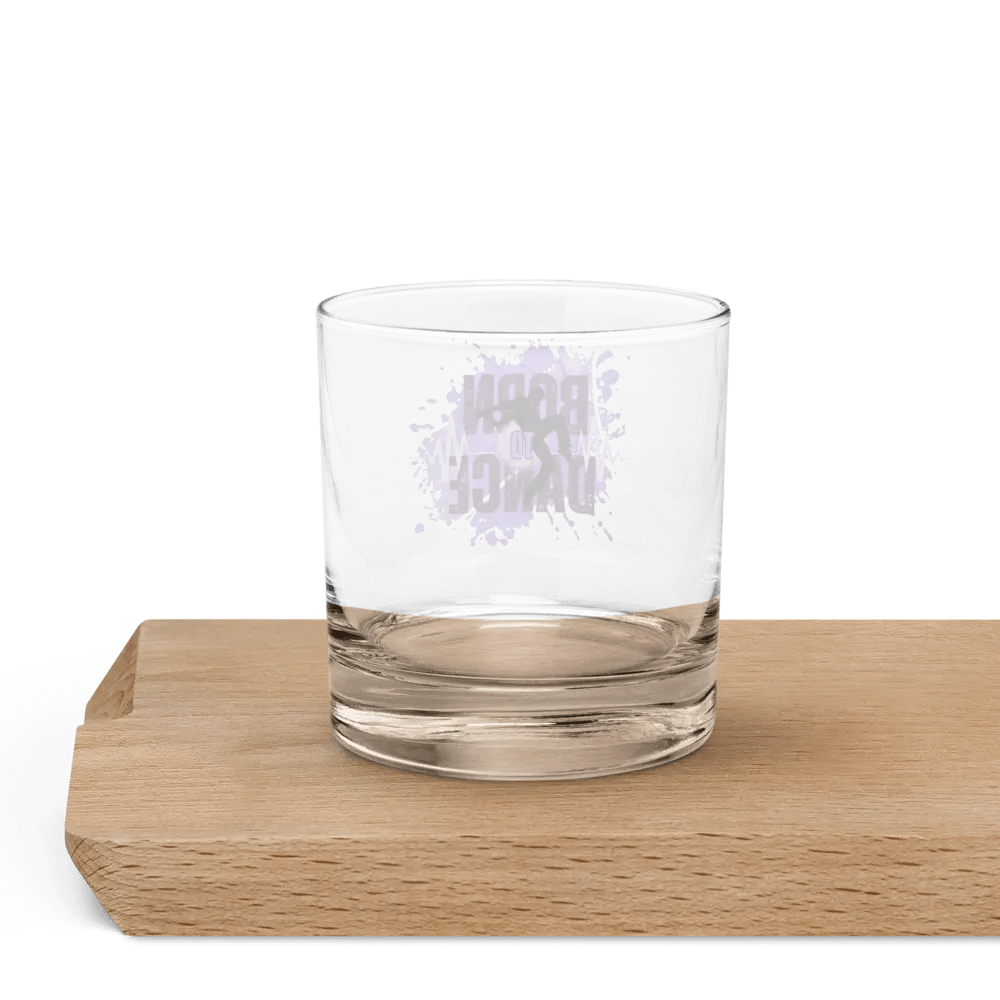 Born to Dance Her Silhouette Rocks Glass product image (4)
