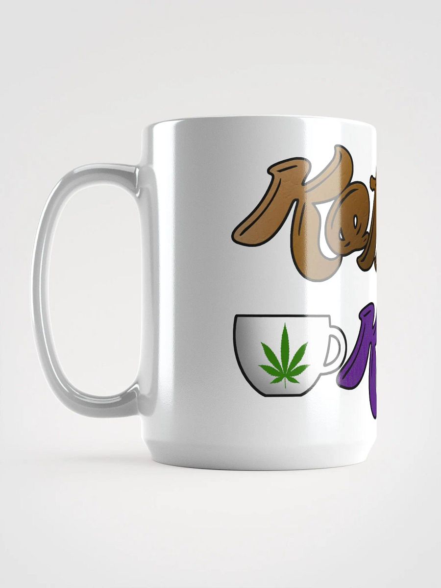 Koffee & Kush 15oz Mug (White) product image (6)